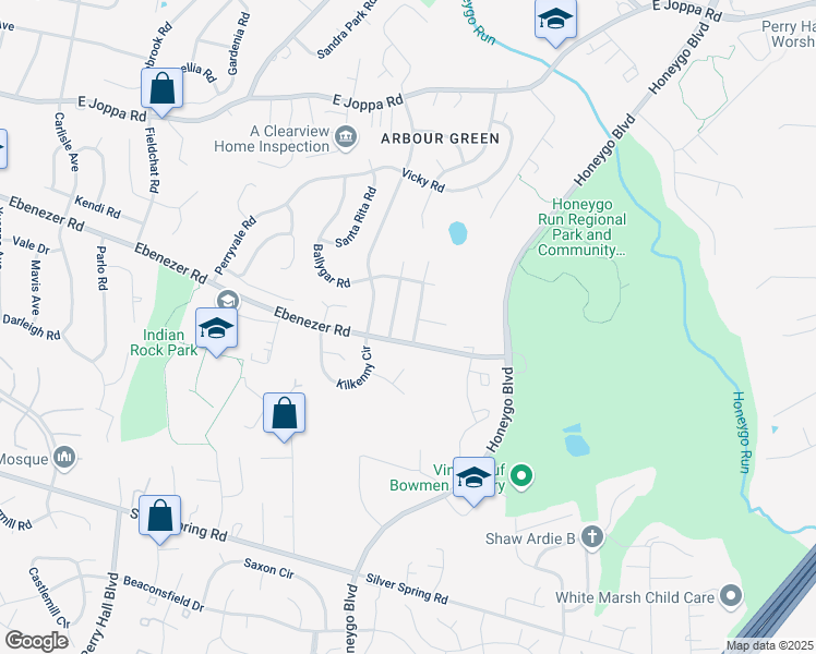 map of restaurants, bars, coffee shops, grocery stores, and more near 9004 Deviation Road in Nottingham