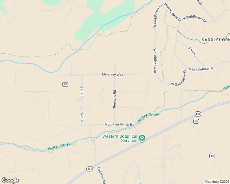 map of restaurants, bars, coffee shops, grocery stores, and more near 6798 Rock Farm Road in Reno