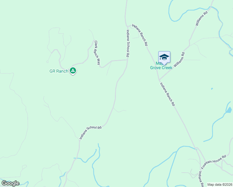 map of restaurants, bars, coffee shops, grocery stores, and more near 15241 Indiana School Road in Dobbins