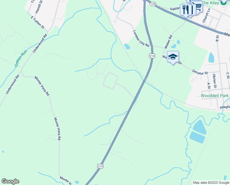 map of restaurants, bars, coffee shops, grocery stores, and more near 300 Pleasant Hill Circle in Oakland