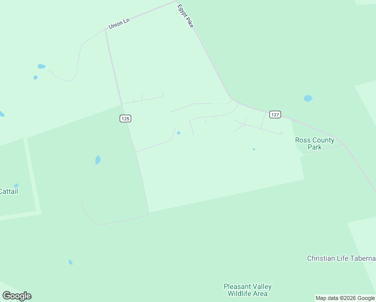 map of restaurants, bars, coffee shops, grocery stores, and more near Unnamed Road in Chillicothe