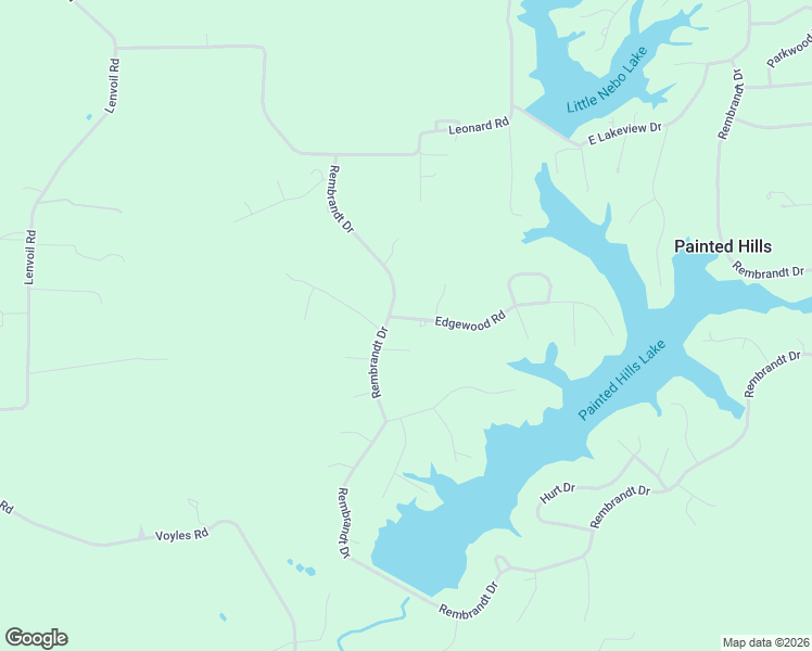 map of restaurants, bars, coffee shops, grocery stores, and more near 3603 Rembrandt Drive in Martinsville