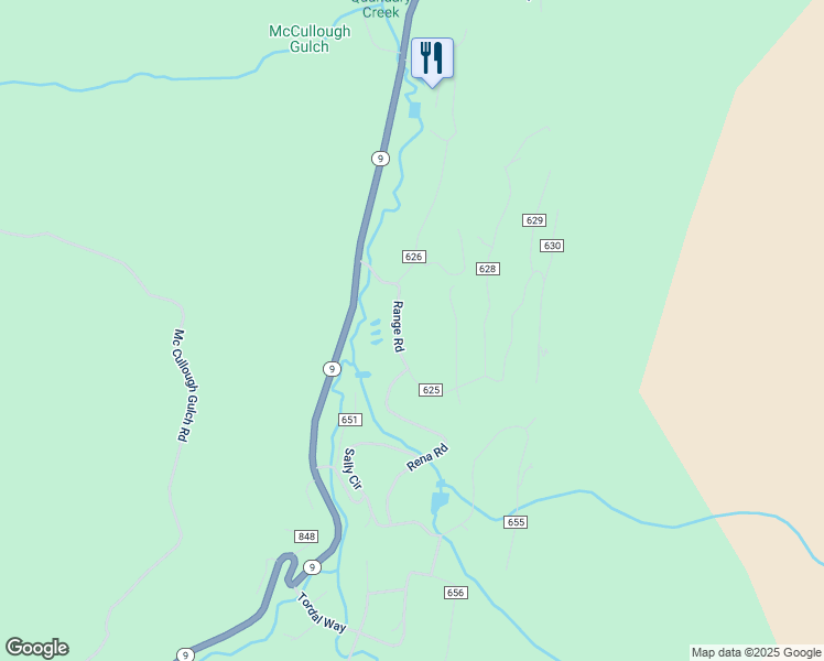 map of restaurants, bars, coffee shops, grocery stores, and more near 193 County Road 625 in Breckenridge