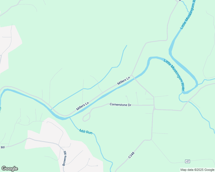 map of restaurants, bars, coffee shops, grocery stores, and more near 1645 Millers Lane in Marietta