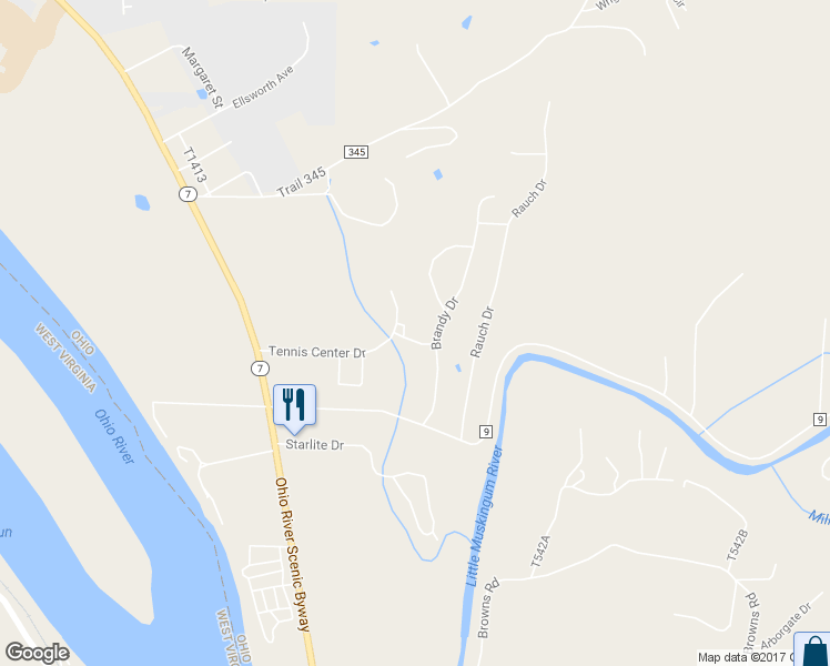 map of restaurants, bars, coffee shops, grocery stores, and more near 103 Sunnyview Dr in Marietta