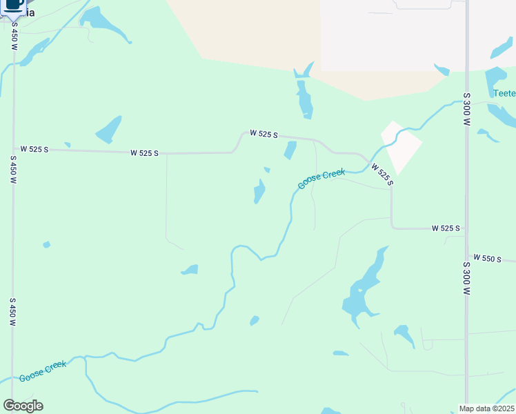 map of restaurants, bars, coffee shops, grocery stores, and more near 3717 West 525 South in Trafalgar