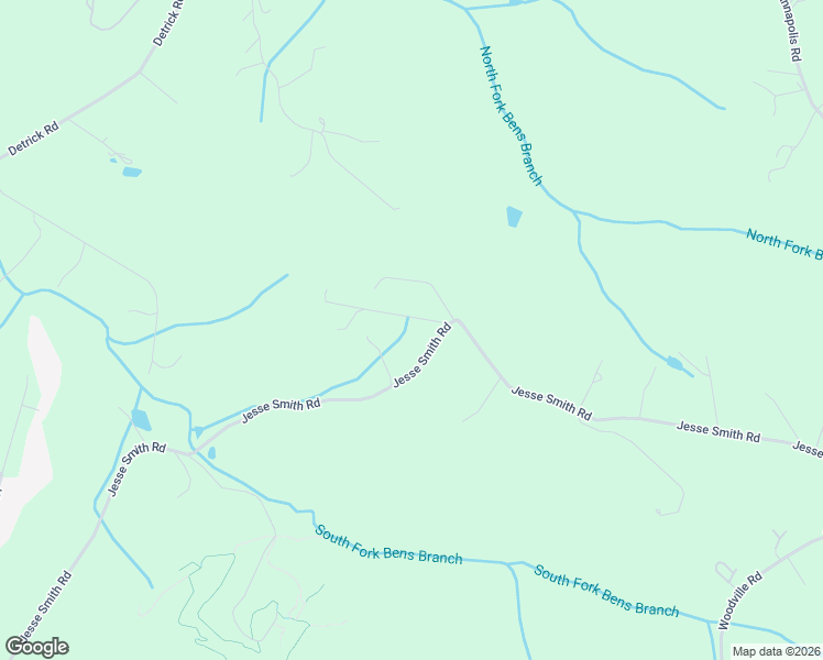 map of restaurants, bars, coffee shops, grocery stores, and more near 12834 Jesse Smith Road in Mount Airy