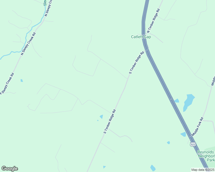 map of restaurants, bars, coffee shops, grocery stores, and more near 1793 South Timber Ridge Road in Cross Junction