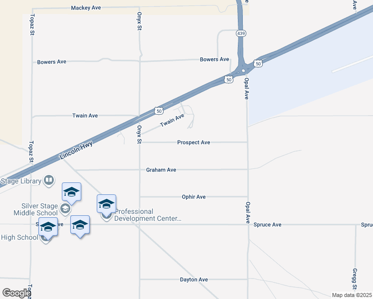 map of restaurants, bars, coffee shops, grocery stores, and more near 3300 Graham Avenue in Silver Springs