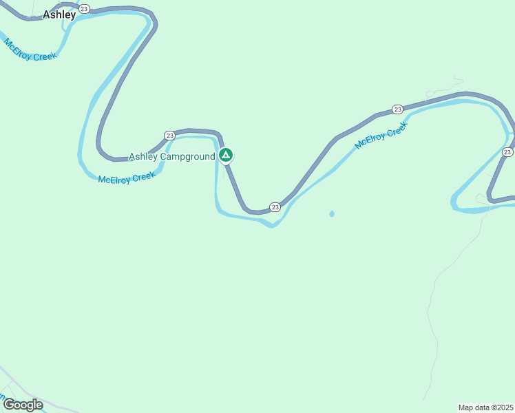 map of restaurants, bars, coffee shops, grocery stores, and more near West Virginia 23 in Center Point