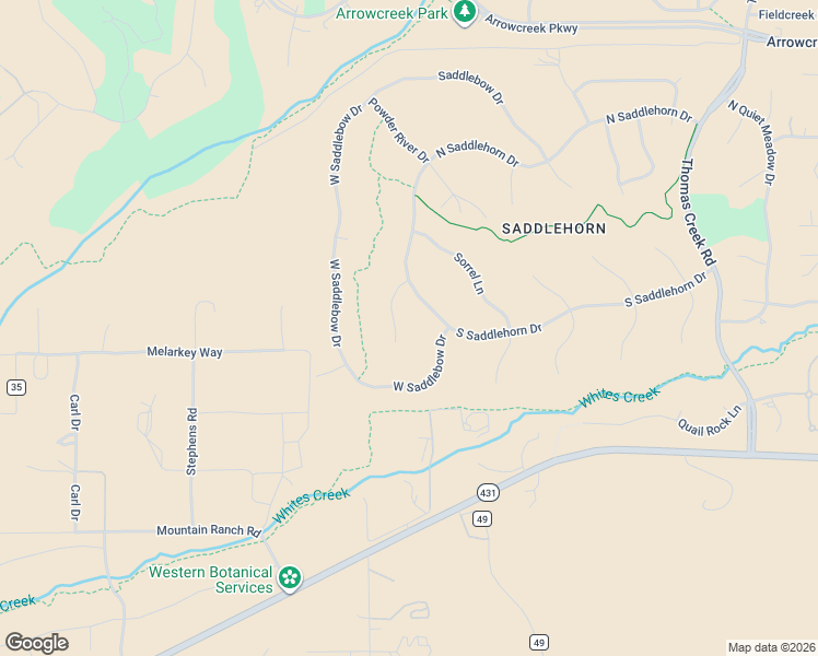 map of restaurants, bars, coffee shops, grocery stores, and more near 4715 South Saddlehorn Drive in Reno