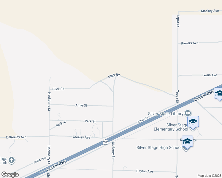map of restaurants, bars, coffee shops, grocery stores, and more near 4500 Glick Road in Silver Springs