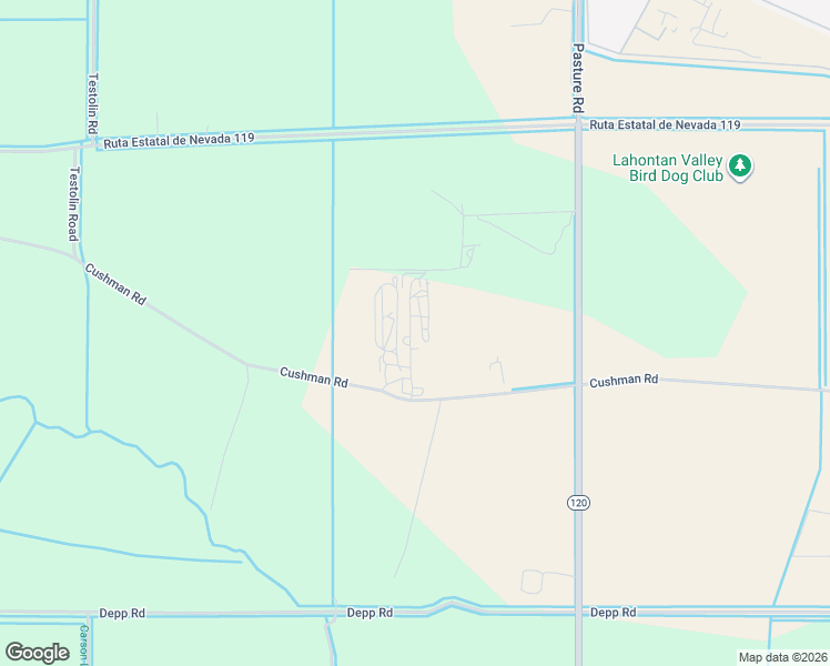 map of restaurants, bars, coffee shops, grocery stores, and more near 2815 Cushman Road in Fallon