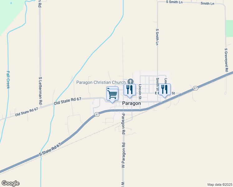 map of restaurants, bars, coffee shops, grocery stores, and more near 271 West Union Street in Paragon