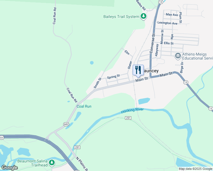 map of restaurants, bars, coffee shops, grocery stores, and more near 85 Main Street in Millfield