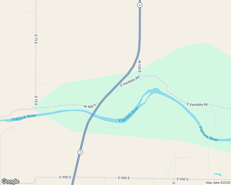 map of restaurants, bars, coffee shops, grocery stores, and more near 1317 East Vandalia Road in Flat Rock