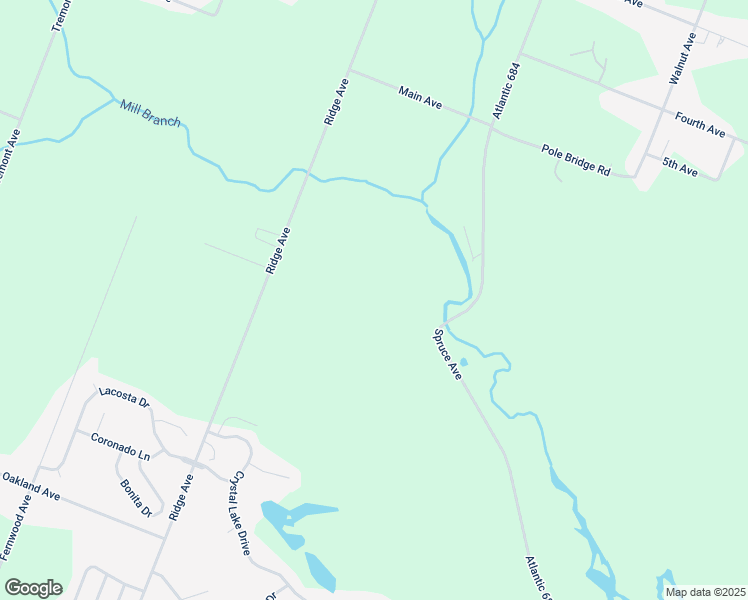 map of restaurants, bars, coffee shops, grocery stores, and more near 4076 Ridge Avenue in Egg Harbor Township