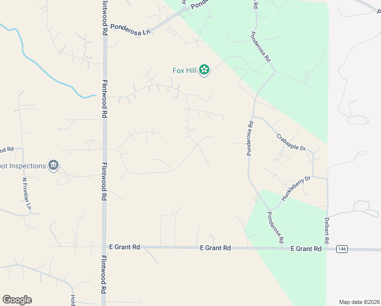 map of restaurants, bars, coffee shops, grocery stores, and more near Evening Hunt Road in Douglas County