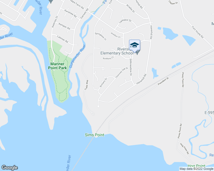 map of restaurants, bars, coffee shops, grocery stores, and more near 220 Chimney Oak Drive in Harford County