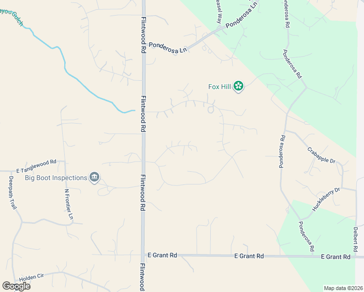 map of restaurants, bars, coffee shops, grocery stores, and more near 2562 Fox view trail in Franktown