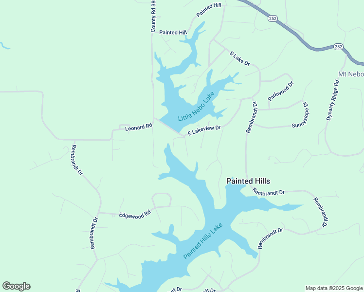 map of restaurants, bars, coffee shops, grocery stores, and more near 4171 East Lakeview Drive in Martinsville