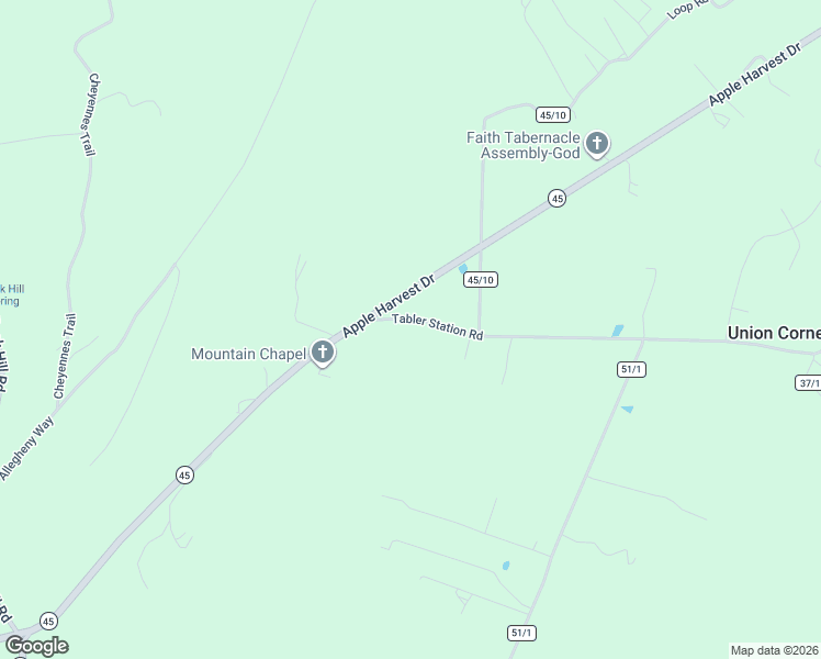 map of restaurants, bars, coffee shops, grocery stores, and more near 107 Tabler Station Road in Gerrardstown