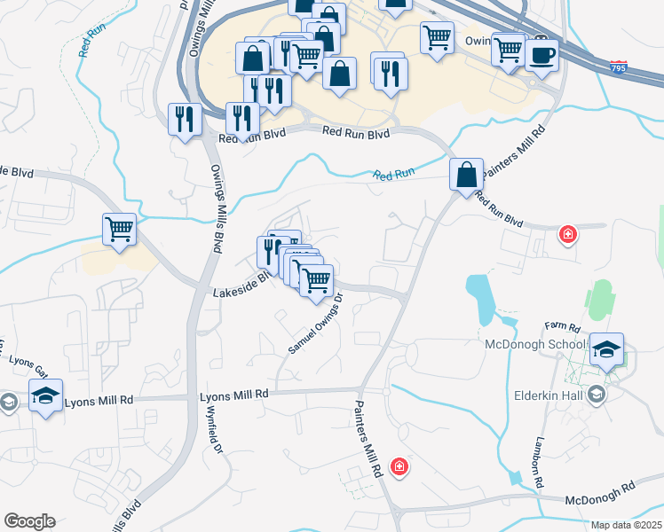 Owings Mills Zip Code Map Map