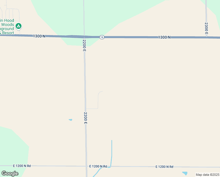 map of restaurants, bars, coffee shops, grocery stores, and more near 16 Green Acres Street in Shelbyville