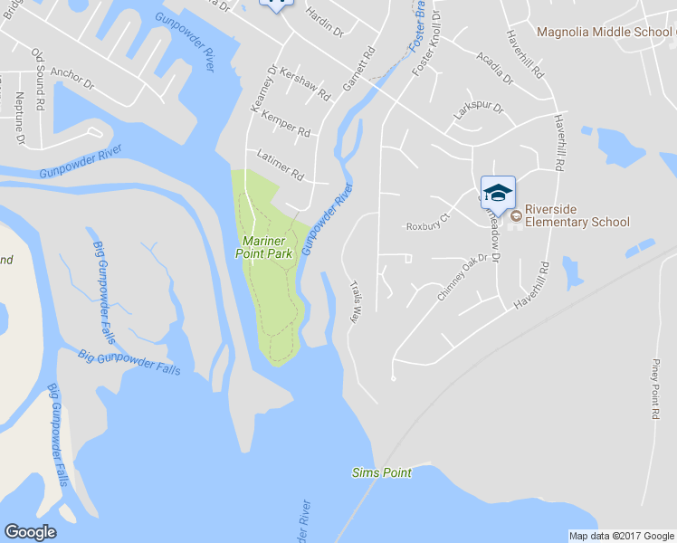 map of restaurants, bars, coffee shops, grocery stores, and more near 246 Trails Way in Harford County