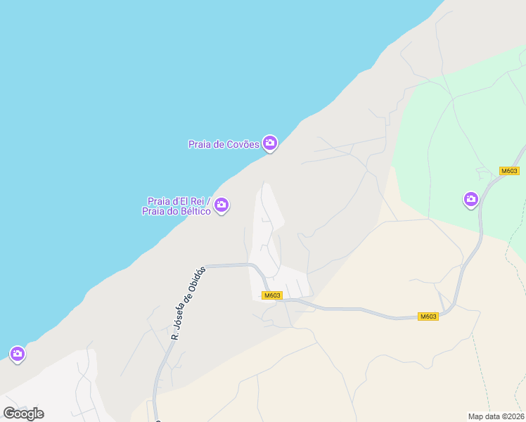 map of restaurants, bars, coffee shops, grocery stores, and more near in Óbidos