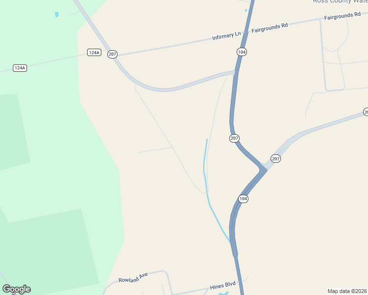 map of restaurants, bars, coffee shops, grocery stores, and more near 820 Lowery Lane in Chillicothe