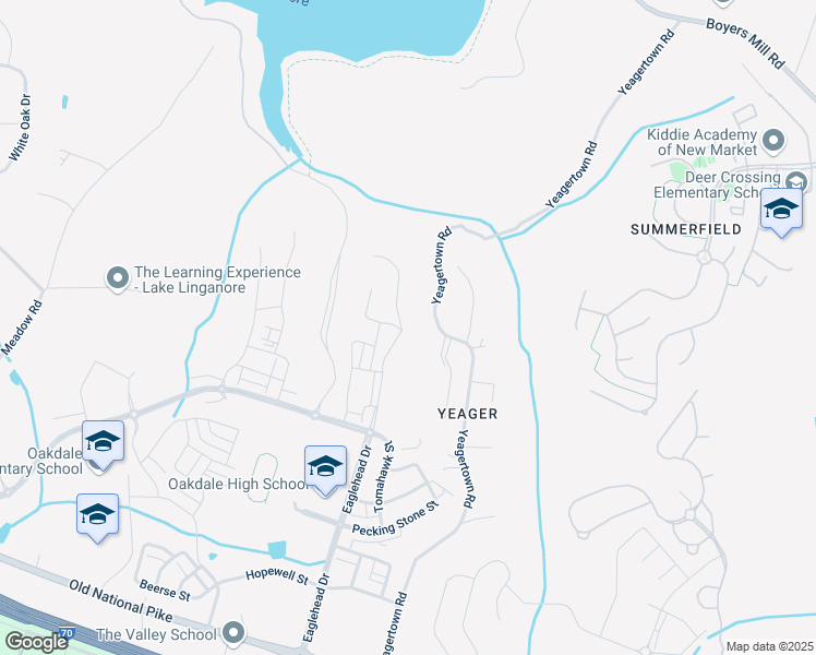 map of restaurants, bars, coffee shops, grocery stores, and more near 6079 Fallfish Court in New Market