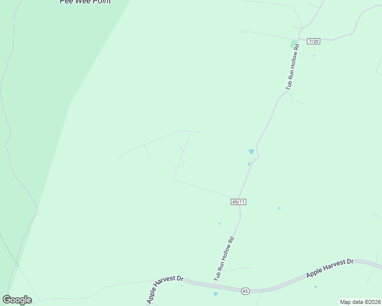 map of restaurants, bars, coffee shops, grocery stores, and more near 458 Peewee Lane in Hedgesville