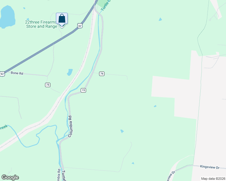 map of restaurants, bars, coffee shops, grocery stores, and more near 2370 Columbia Road in Lebanon