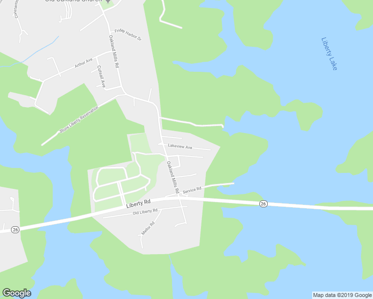 map of restaurants, bars, coffee shops, grocery stores, and more near 2821 Lakeview Avenue in Eldersburg