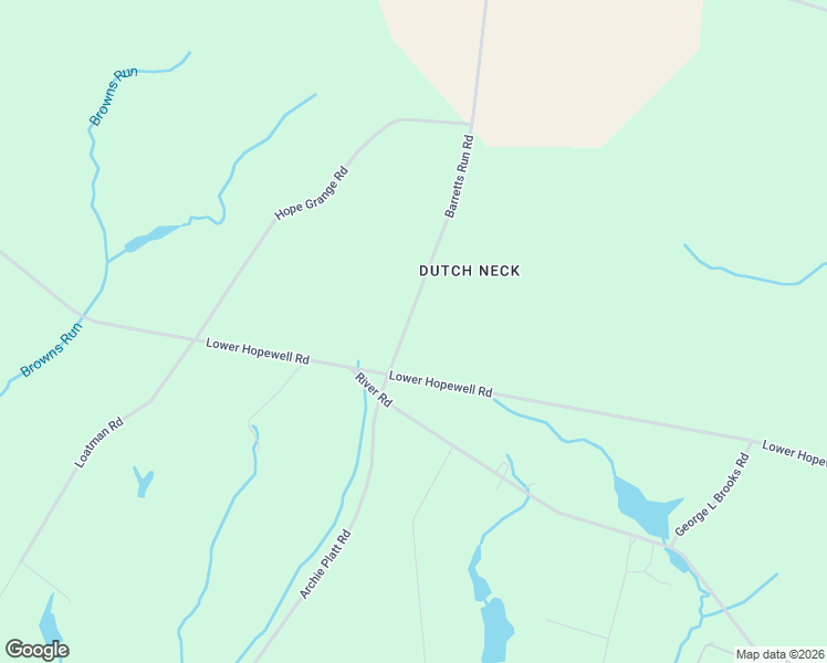 map of restaurants, bars, coffee shops, grocery stores, and more near 25 Barretts Run Road in Bridgeton