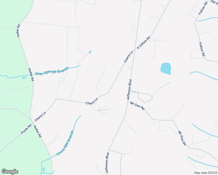 map of restaurants, bars, coffee shops, grocery stores, and more near 4514 Cherry Lane in Jefferson