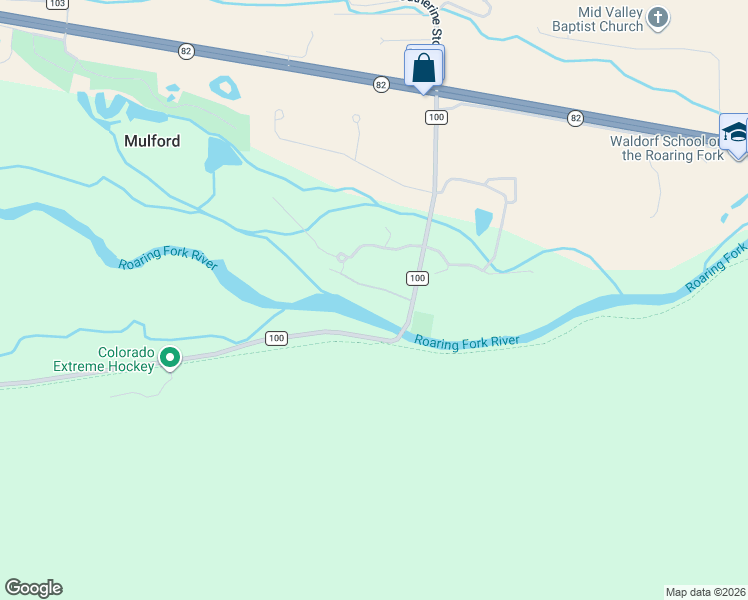 map of restaurants, bars, coffee shops, grocery stores, and more near 2727 County Road 100 in Carbondale