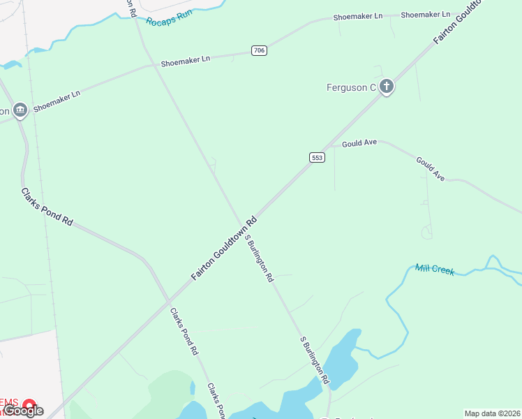 map of restaurants, bars, coffee shops, grocery stores, and more near 251 Fairton Gouldtown Road in Bridgeton