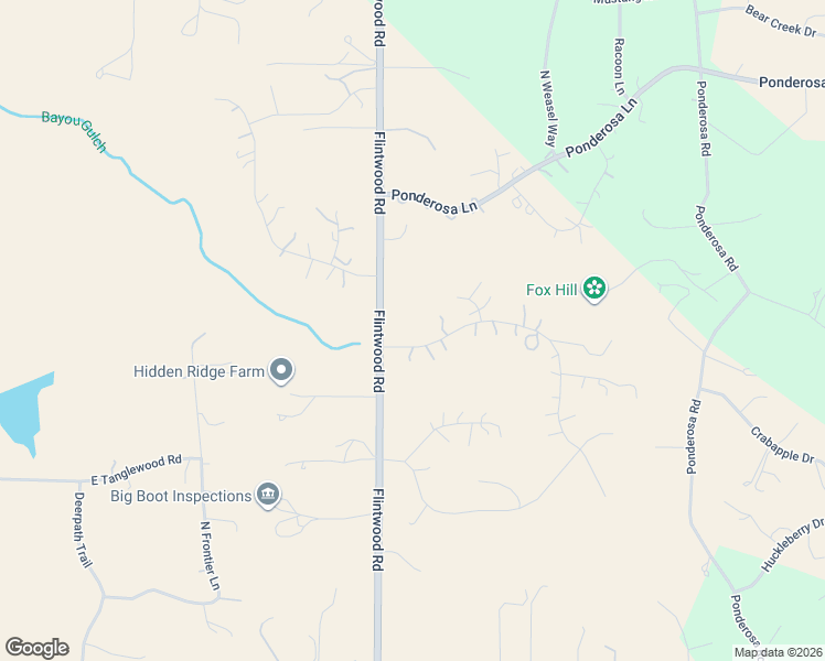map of restaurants, bars, coffee shops, grocery stores, and more near 2730 Fox view trail in Franktown