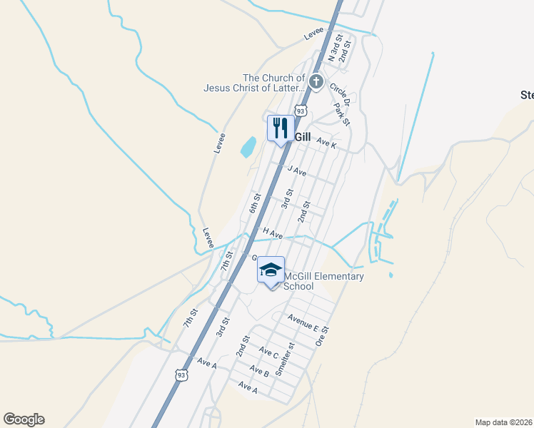 map of restaurants, bars, coffee shops, grocery stores, and more near in McGill