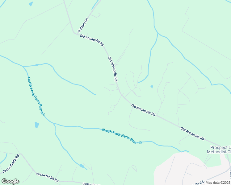 map of restaurants, bars, coffee shops, grocery stores, and more near 13335 Old Annapolis Road in Mount Airy