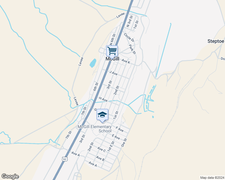 map of restaurants, bars, coffee shops, grocery stores, and more near in McGill