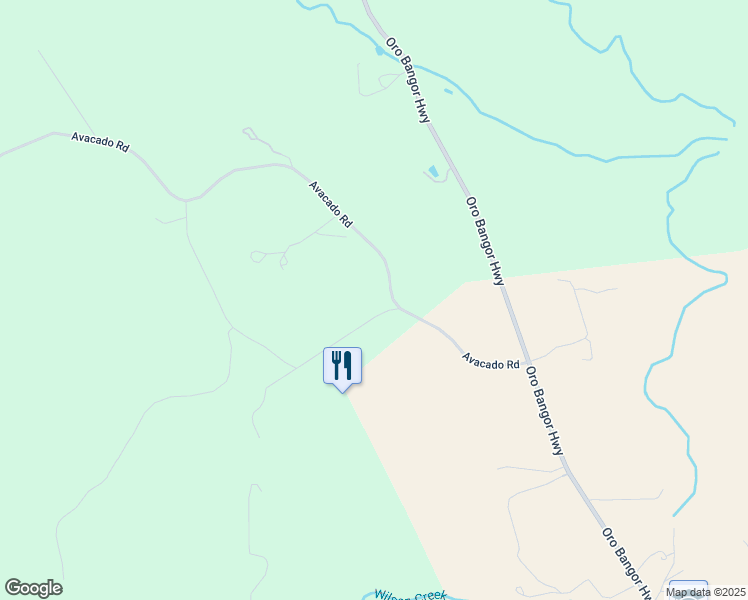 map of restaurants, bars, coffee shops, grocery stores, and more near 0 Orange Avenue in Oroville