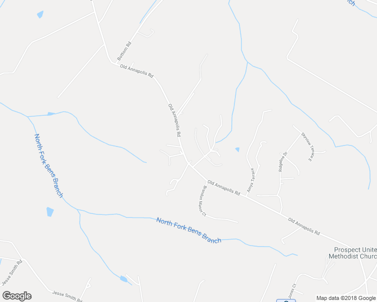 map of restaurants, bars, coffee shops, grocery stores, and more near 13332 Old Annapolis Road in Mount Airy