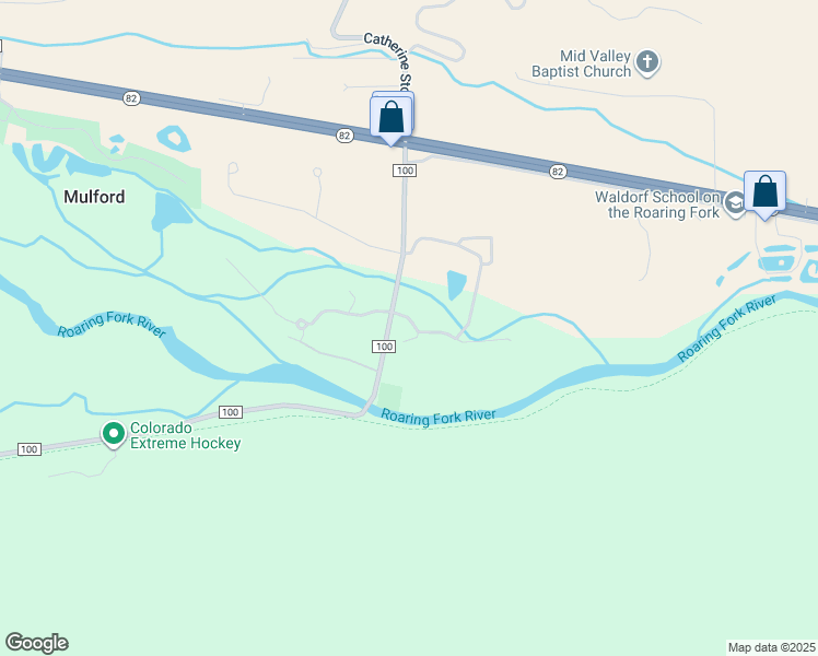map of restaurants, bars, coffee shops, grocery stores, and more near 48 Bristlecone Drive in Carbondale
