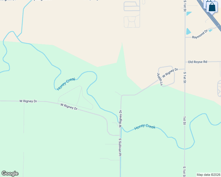 map of restaurants, bars, coffee shops, grocery stores, and more near 625 West Rigney Drive in Terre Haute