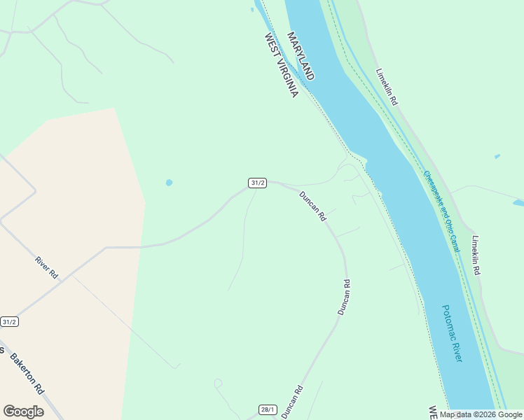 map of restaurants, bars, coffee shops, grocery stores, and more near 105 Rabbits Rest Lane in Shepherdstown