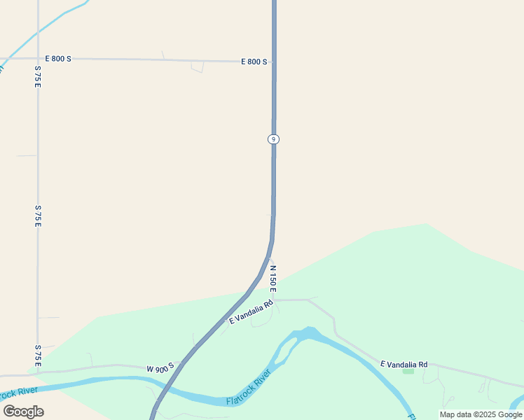 map of restaurants, bars, coffee shops, grocery stores, and more near 8359 Indiana 9 in Flat Rock