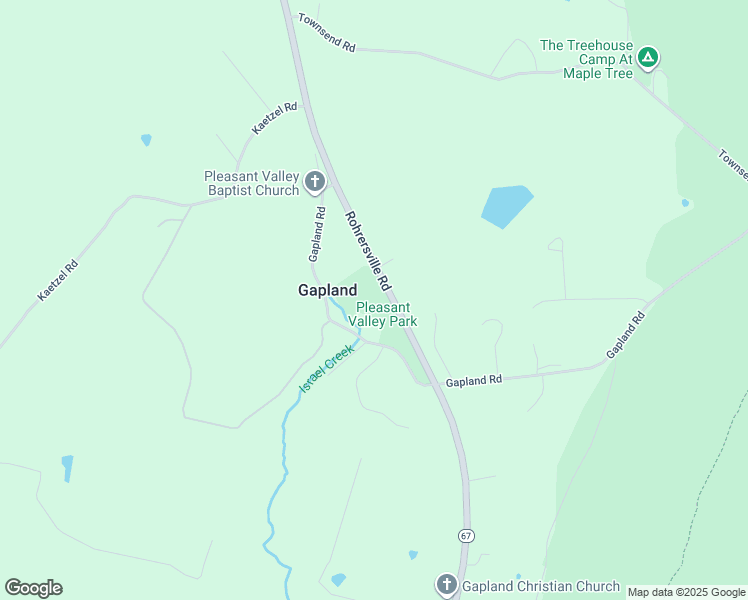 map of restaurants, bars, coffee shops, grocery stores, and more near 3199 Gapland Road in Rohrersville